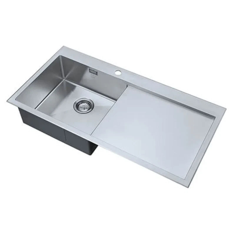 1810 - Razoruno10 5 I-F Inset Stainless Steel 1.0 Bowl (LH) Sink with Drainer