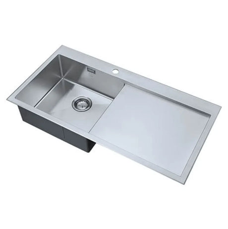 1810 - Razoruno10 5 I-F Inset Stainless Steel 1.0 Bowl (LH) Sink with Drainer