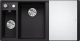 Blanco Axia III 6 S Left Hand - 525848 - Silgranit 1.5 Bowl Inset Sink - Black