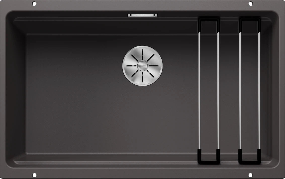Blanco Etagon 700-U - 525168 - 1 Bowl Silgranit Undermount Sink - Rock Grey
