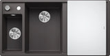 Blanco Axia III 6 S Left Hand - 524654 - Silgranit 1.5 Bowl Inset Sink - Rock Grey