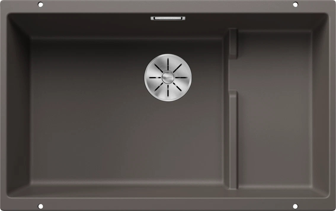 Blanco Subline 700-U Level - 527355 - 1.0 Bowl Silgranit Undermount Sink - Volcano Grey