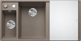 Blanco Axia III 6 S Left Hand - 524660 - Silgranit 1.5 Bowl Inset Sink - Tartufo