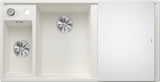 Blanco Axia III 6 S Left Hand - 524657 - Silgranit 1.5 Bowl Inset Sink - White
