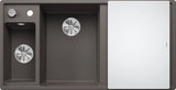 Blanco Axia III 6 S Left Hand - 527226 - Silgranit 1.5 Bowl Inset Sink - Volcano Grey
