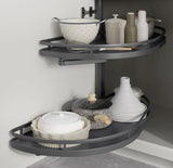 Arco Linea Standard Corner Shelving (LH) Anthracite - 500LCPBSANAR (Stock)