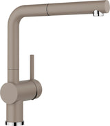 Blanco Linus-S - 517621 - Single Lever Monobloc Kitchen Tap with Pull-out Spray - Silgranit Tartufo