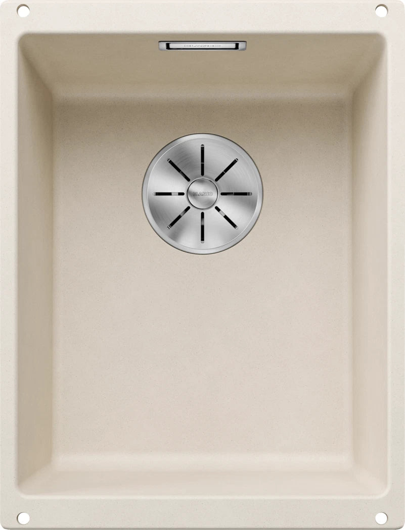 Blanco Subline 320-U - 527160 - 1.0 Bowl Silgranit Undermount Sink - Soft White