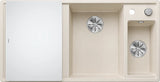 Blanco Axia III 6 S Right Hand - 527045 - Silgranit 1.5 Bowl Inset Sink - Soft White
