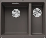 Blanco Subline 340/160-U LH - 527345 - Undermount Sink Silgranit - Volcano Grey