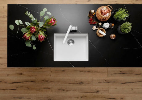 Blanco Subline 500-U - 523436 - 1.0 Bowl Silgranit Undermount Sink - White