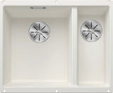 Blanco Subline 340/160-U LH - 523552 - Undermount Sink Silgranit - White