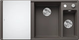 Blanco Axia III 6 S Right Hand - 527228 - Silgranit 1.5 Bowl Inset Sink - Volcano Grey