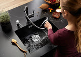 Blanco Subline 500-U - 525995 - 1 Bowl Silgranit Undermount Sink - Black