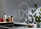 Blanco CATRIS -S - 521476 - Pull Out Kitchen Tap Flexible Spring Hose - Chrome