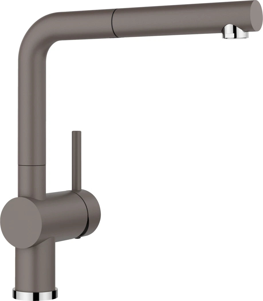 Blanco Linus-S - 526958 - Single Lever Monobloc Kitchen Tap with Pull-out Spray - Silgranit Volcano Grey