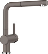 Blanco Linus-S - 526958 - Single Lever Monobloc Kitchen Tap with Pull-out Spray - Silgranit Volcano Grey