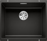 Blanco Subline 500-U - 525995 - 1 Bowl Silgranit Undermount Sink - Black