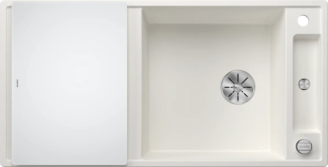 Blanco Axia III XL 6 S Reversible - 523514 - Silgranit 1.0 Bowl Inset Sink - White