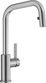 Blanco Jandora-S - 526614 - Single Lever J Shaped Kitchen Pullout Tap - Brushed Stainless Steel (Copy) (Copy)