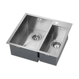 1810 - Zenduo 310/180 I-F Inset Stainless Steel 1.5 Bowl (LH) Sink