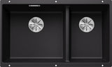 Blanco Subline 430/270-U LH - 525991 - Undermount Sink Silgranit - Black