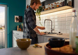 Blanco Jandora-S - 526614 - Single Lever J Shaped Kitchen Pullout Tap - Brushed Stainless Steel (Copy) (Copy)