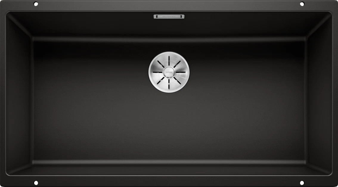 Blanco Subline 800-U - 526005 - 1.0 Bowl Silgranit Undermount Sink - Black