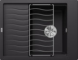 Blanco Elon 45 S - 525880 - Silgranit 1.0 Bowl Reversible Inset Sink - Black