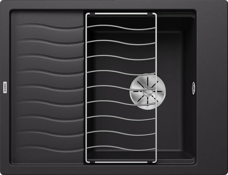 Blanco Elon 45 S - 525880 - Silgranit 1.0 Bowl Reversible Inset Sink - Black