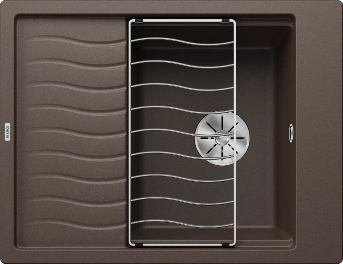 Blanco Elon 45 S - 524833 - Silgranit 1.0 Bowl Reversible Inset Sink - Coffee
