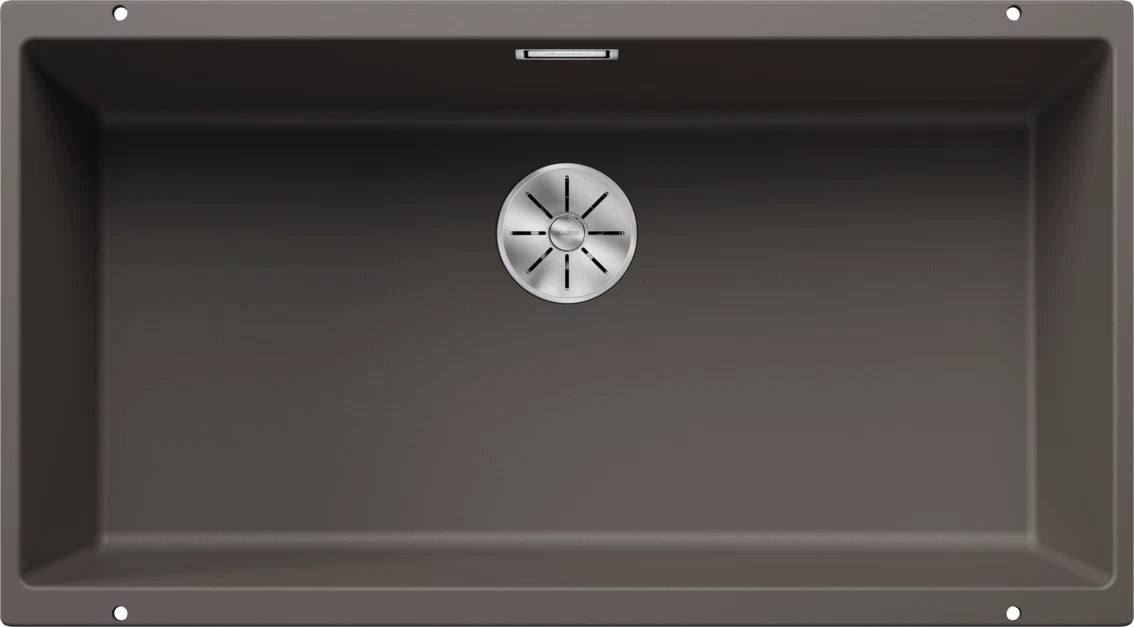 Blanco Subline 800-U - 527357 - 1.0 Bowl Silgranit Undermount Sink - Volcano Grey