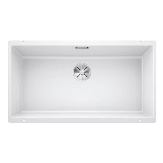 Blanco Subline 800-U - 523145 - 1.0 Bowl Silgranit Undermount Sink - White