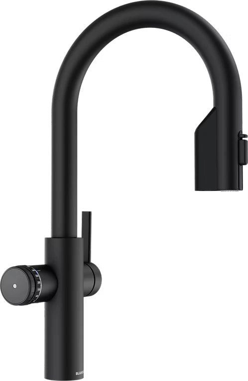Blanco Choice ICONA-C - 527929 & 527661 - Hot, Filtered, Sparkling, Boiling Water Tap - Matt Black