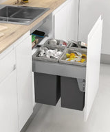 INNS-60064LBNAN - 600mm Pull-out Bin 64 Litre (Stock)