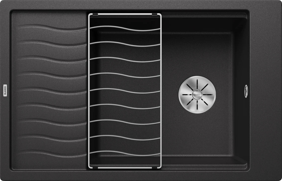 Blanco Elon XL 6 S - 524844 - Silgranit 1.0 Bowl Reversible Inset Sink - Anthracite