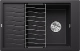 Blanco Elon XL 6 S - 525883 - Silgranit 1.0 Bowl Reversible Inset Sink - Black