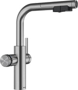 Blanco Choice ICONA-L - 527923 & 527661 Hot, Filtered, Sparkling, Boiling Water Tap - Brushed Stainless Steel