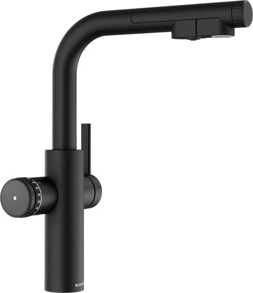 Blanco Choice ICONA-L - 527924 & 527661 Hot, Filtered, Sparkling, Boiling Water Tap - Matt Black