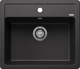 Blanco Legra 6 with Tap Ledge - 523332 - Silgranit 1.0 Bowl Inset Sink - Anthracite