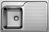 Blanco CLASSIC 40 S LH - 511125 - Stainless Steel 1.0 Bowl Inset Kitchen Sink