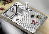 Blanco CLASSIC 40 S LH - 511125 - Stainless Steel 1.0 Bowl Inset Kitchen Sink