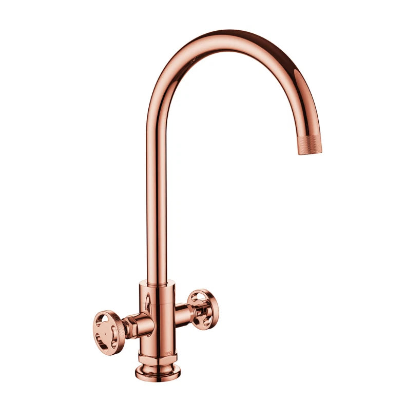 1810 Henry Holt Collection Twin Lever Mixer Tap HH-TL/04/COP - Copper
