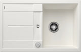 Blanco Metra 45 S - 513028 - Silgranit 1.0 Bowl Reversible Inset Sink - White