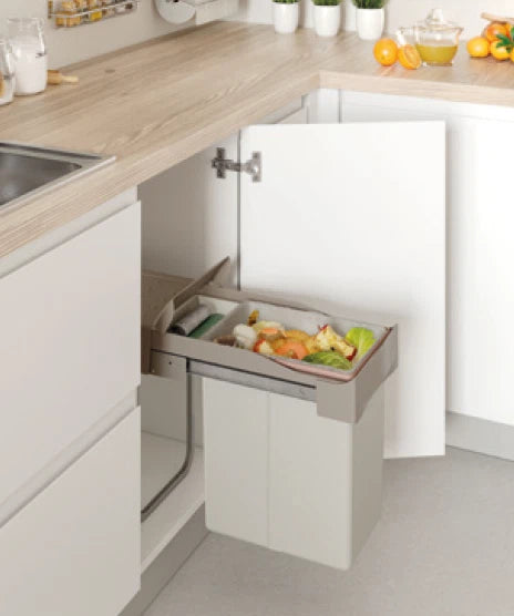 INNS-30021LBNBE - 300mm Pull-out Bin 21 Litre (Stock)