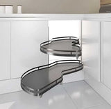 Kessebohmer LeMans Kitchen Corner Pull-Out Storage Anthracite 400mm (Stock)
