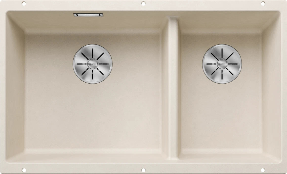 Blanco Subline 430/270-U LH - 527167 - Undermount Sink Silgranit - Soft White