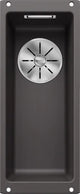 Blanco Subline 160-U - 523397 - 1.0 Bowl Silgranit Undermount Sink - Rock Grey