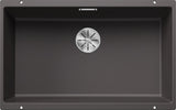Blanco Subline 700-U - 523443 - 1.0 Bowl Silgranit Undermount Sink - Rock Grey