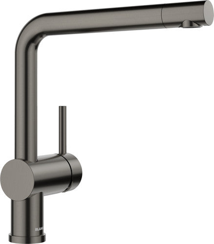 Blanco Linus - 527732 - Single Lever Monobloc Kitchen Tap - Satin Dark Steel